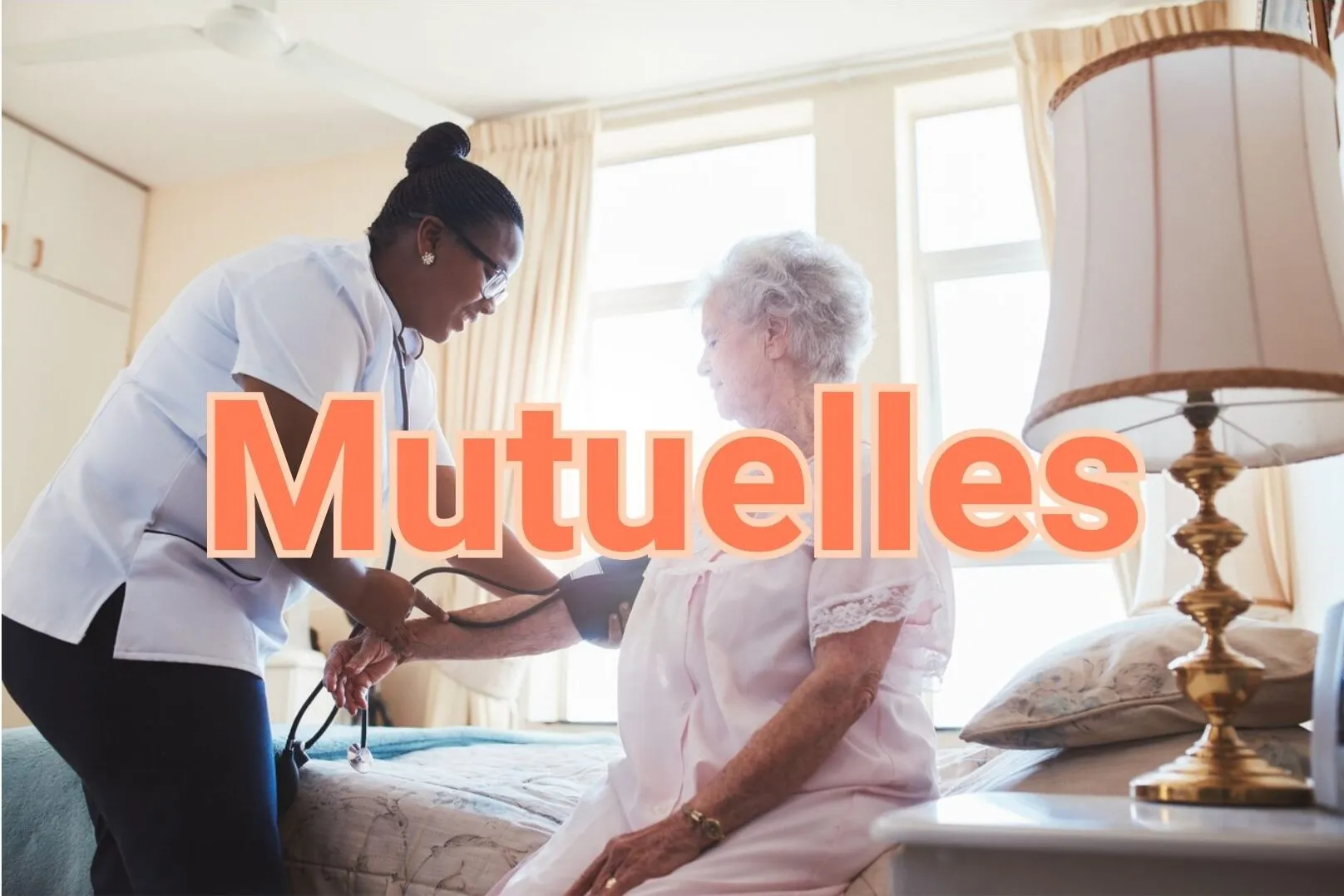 Les mutuelles personne qui s'occupe d'une personne agée